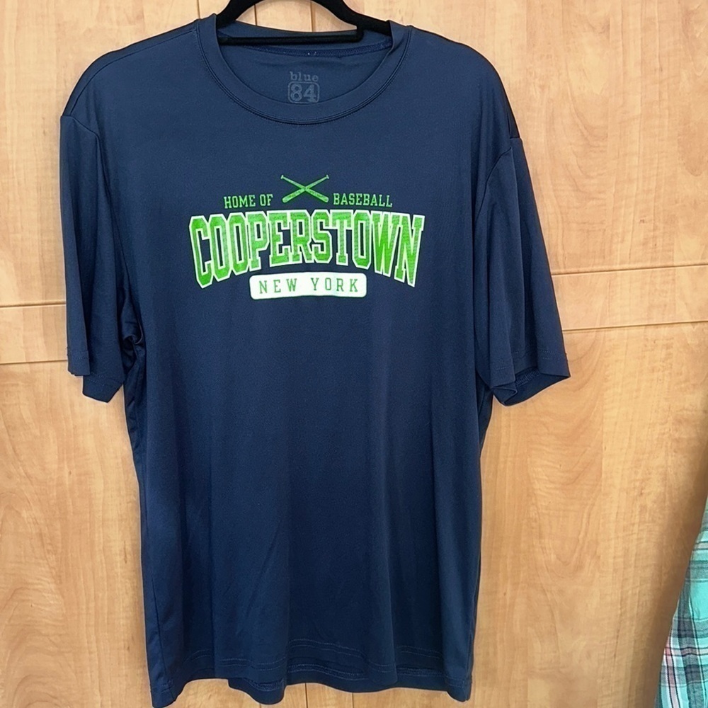 Men’s Cooperstown New York Baseball Dri Fit Size Large EUC